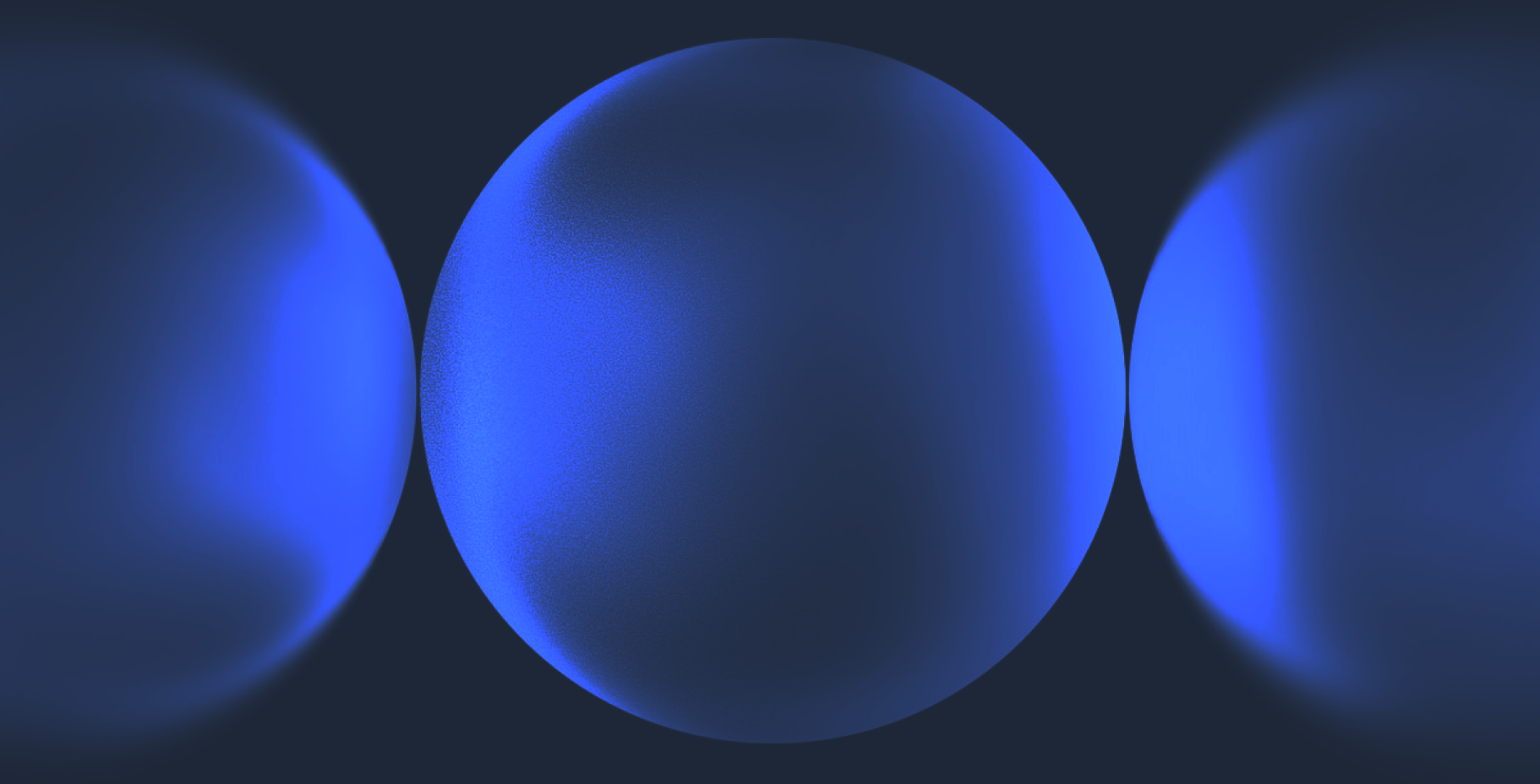 Nora blue orb background
